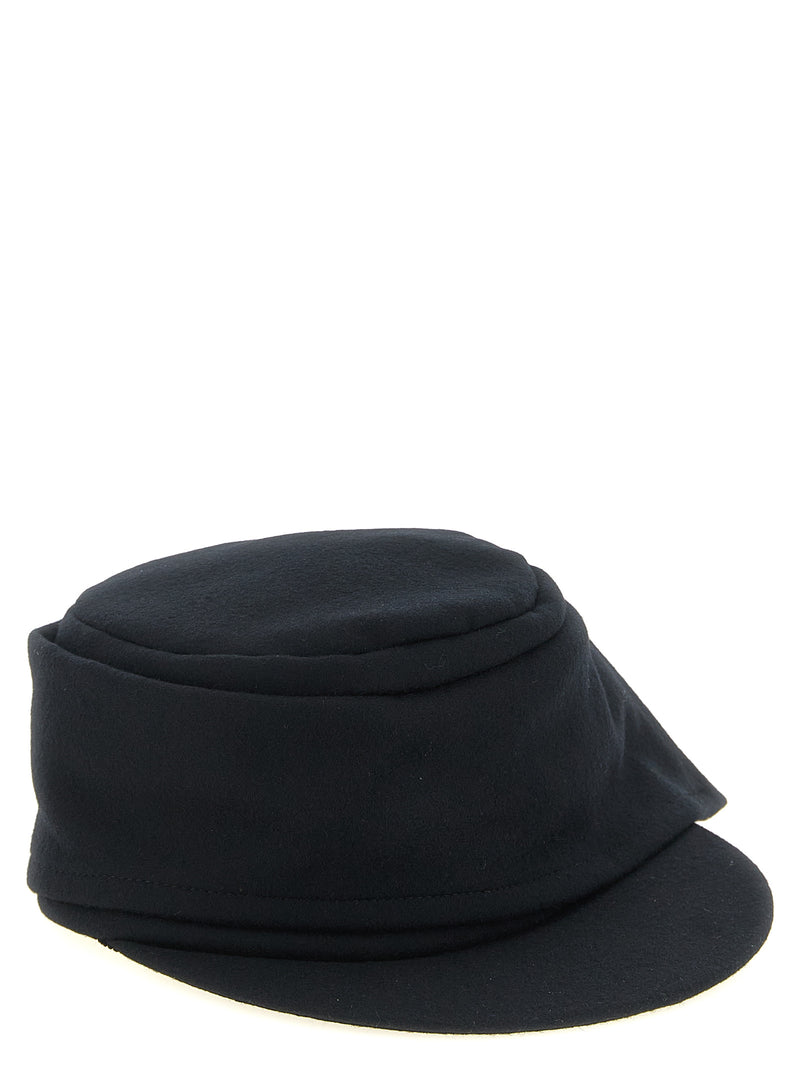 Yohji Yamamoto Black Polyamide Cap (Baseball Hat)