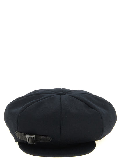 Yohji Yamamoto Black Polyamide Cap (Baseball Hat)