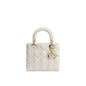 Dior White Lamb Leather Handbag