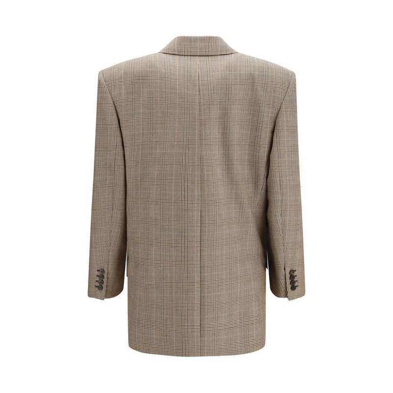 Saint Laurent Beige Wool Oves Aries Blazer