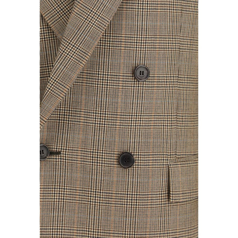 Saint Laurent Beige Wool Oves Aries Blazer