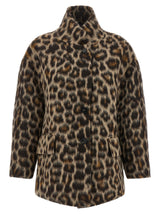Alberto Biani Beige Wool Coat - Oversize Caban for Winter Elegance