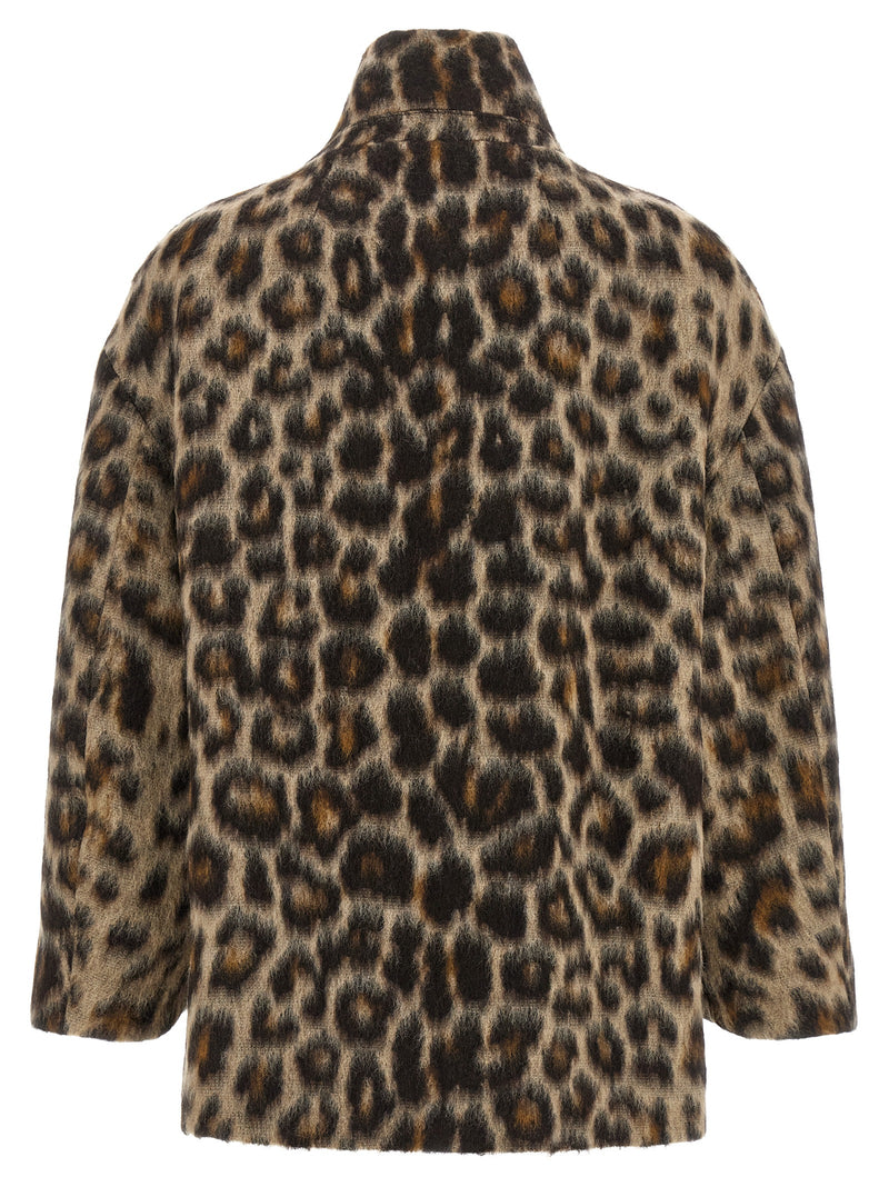 Alberto Biani Beige Wool Coat
