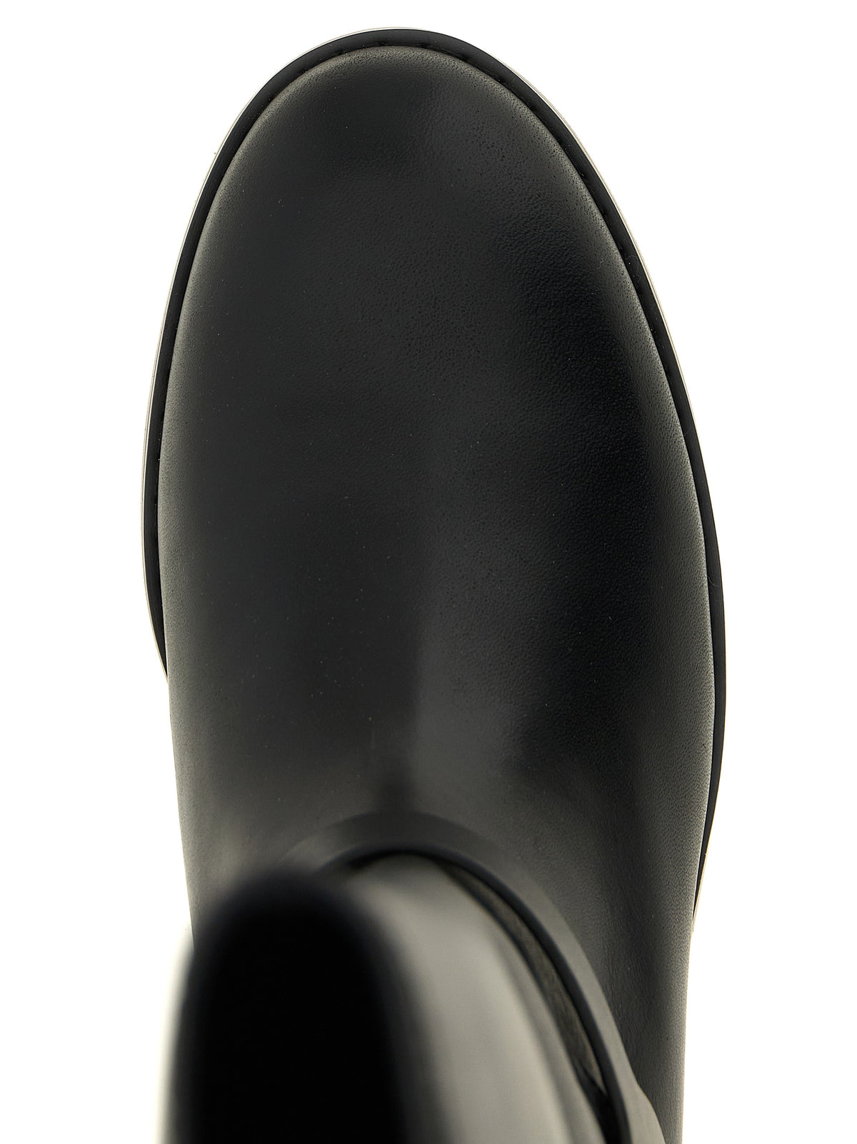 PINKO Cheval Black Cowhide Over The Knee Boots