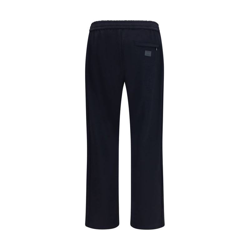 Dolce & Gabbana Blue Polyamide Athletic Pants