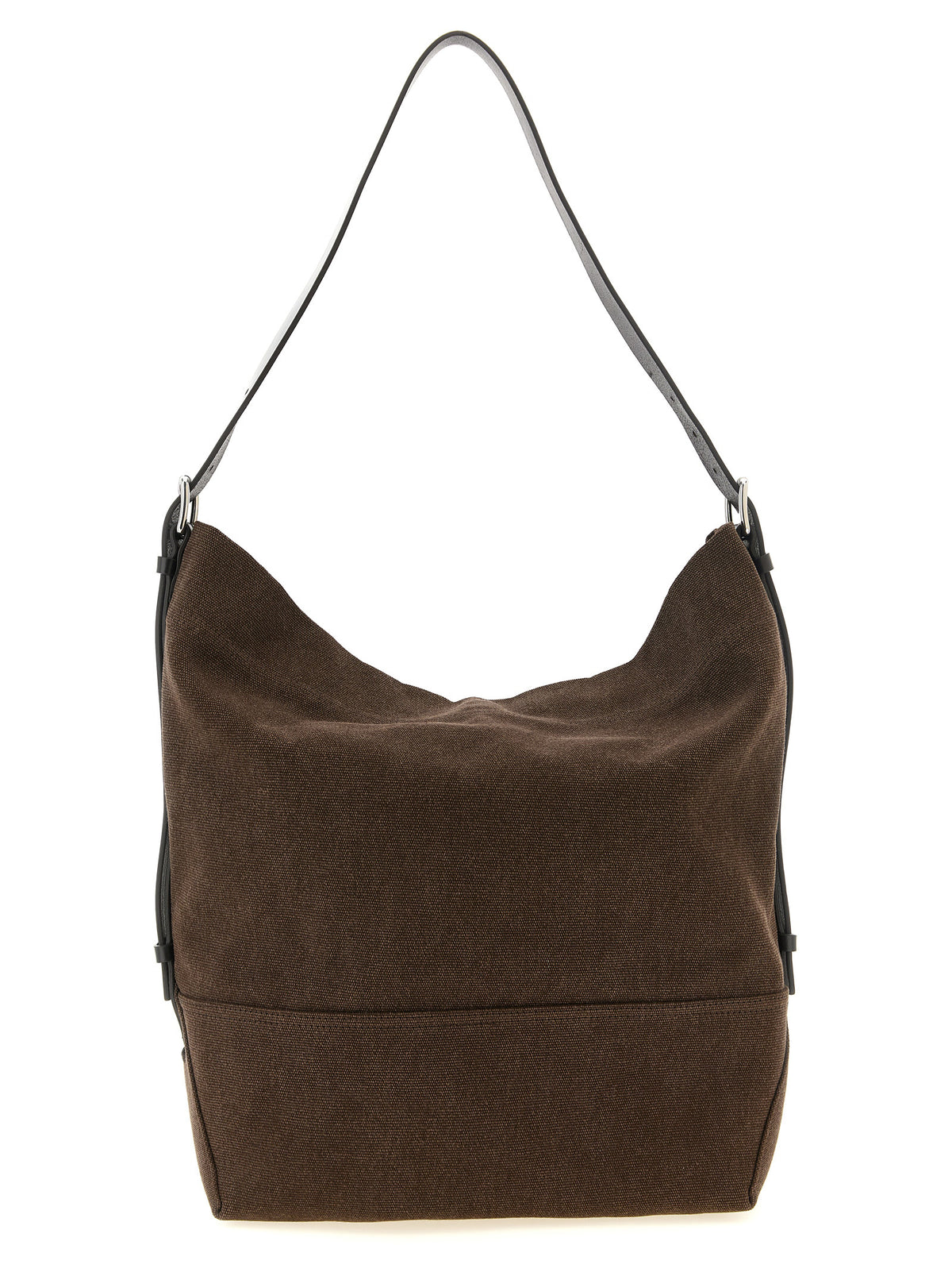 Lemaire Brown Cotton Handbag - Elegant Minimalist Design