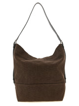 Lemaire Brown Cotton Handbag - Elegant Minimalist Design