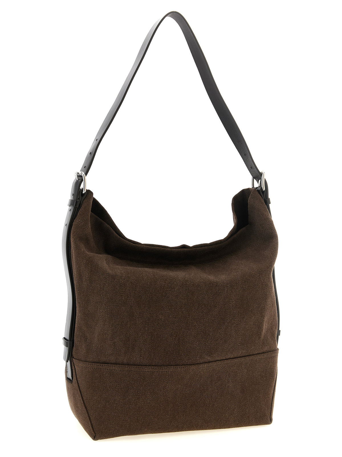 Lemaire Brown Cotton Handbag - Elegant Minimalist Design