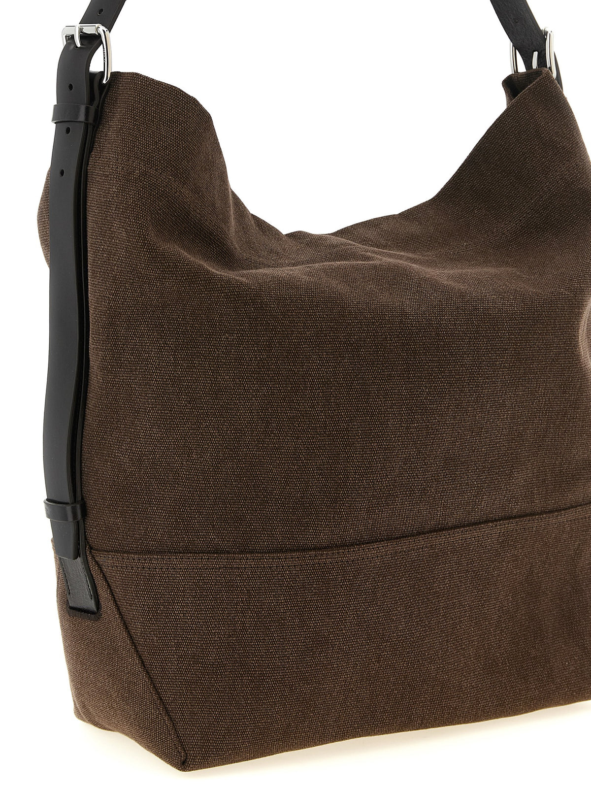 Lemaire Brown Cotton Handbag - Elegant Minimalist Design