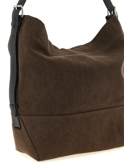 Lemaire Brown Cotton Handbag