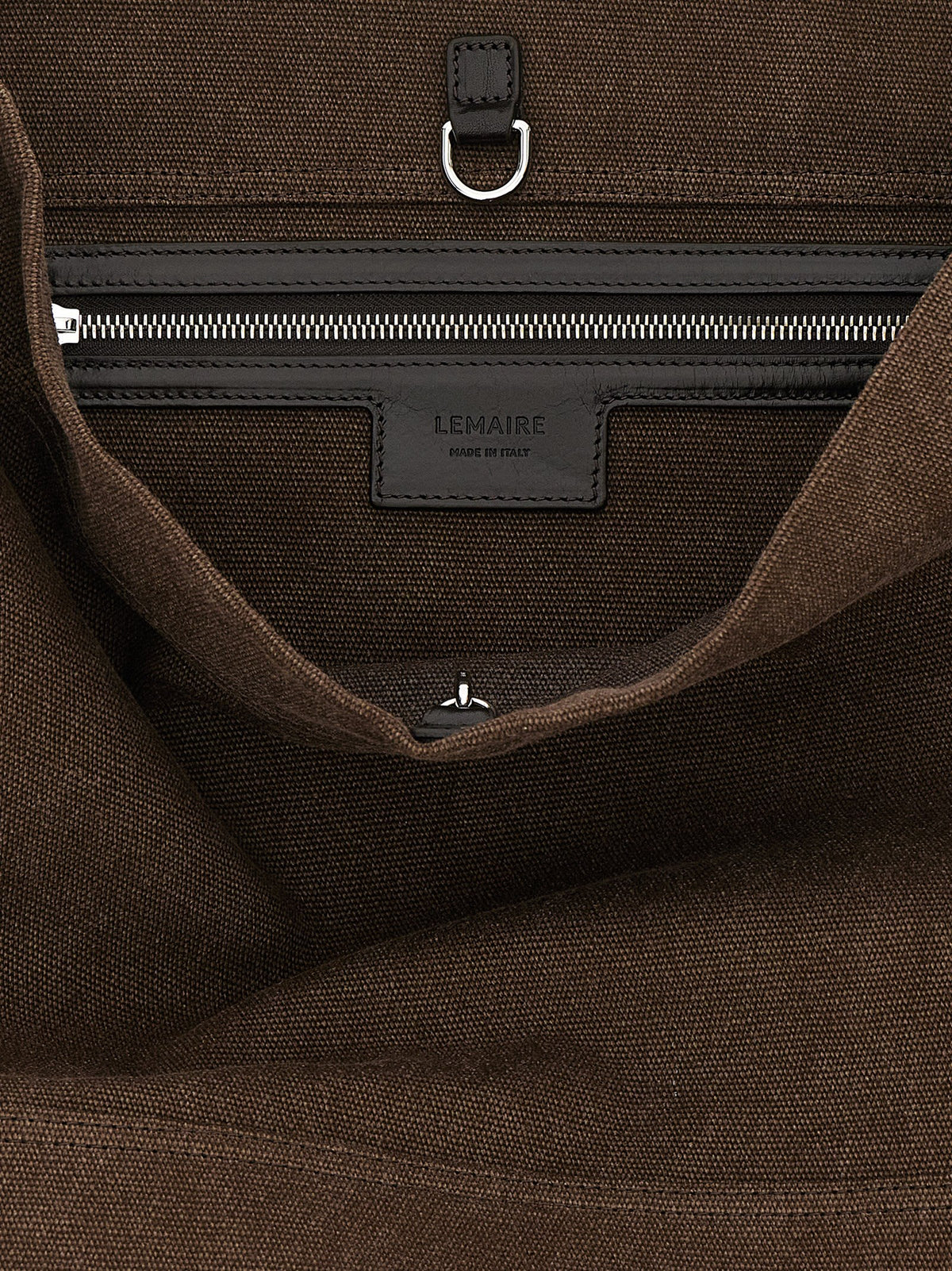 Lemaire Brown Cotton Handbag - Elegant Minimalist Design