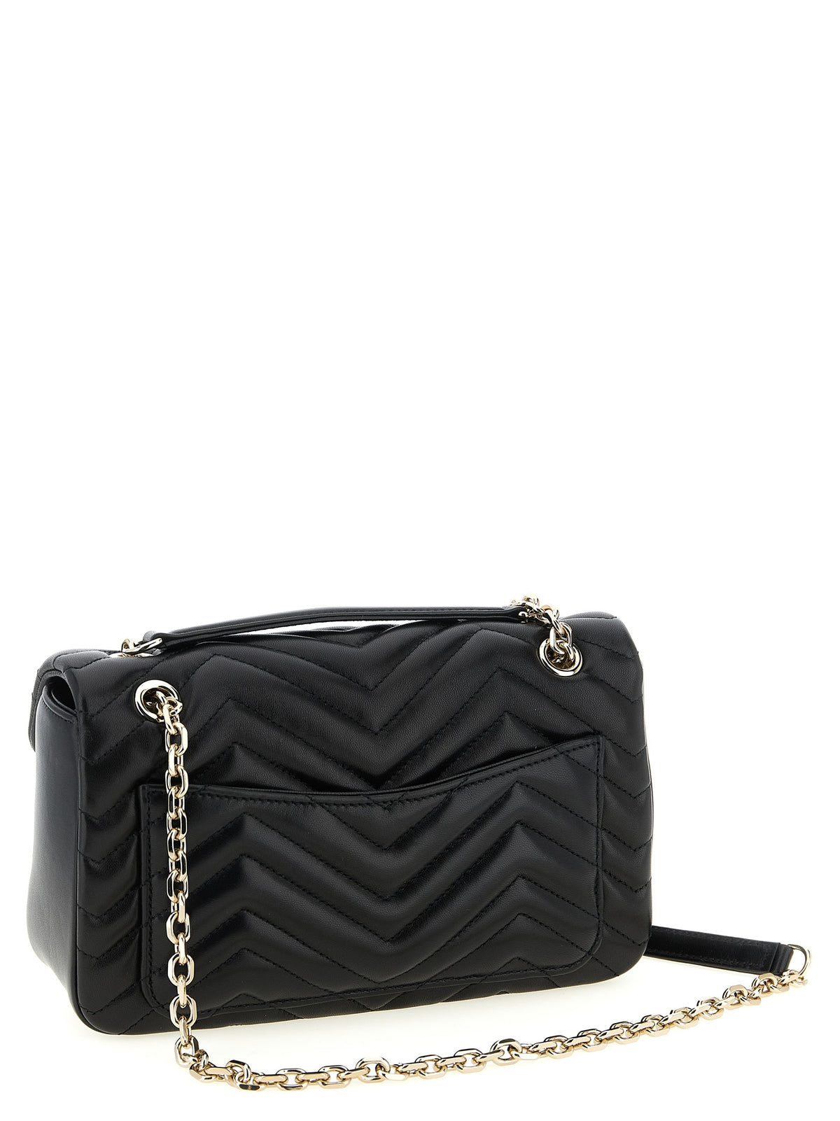 Gucci GG Marmont Black Lamb Leather Shoulder Bag