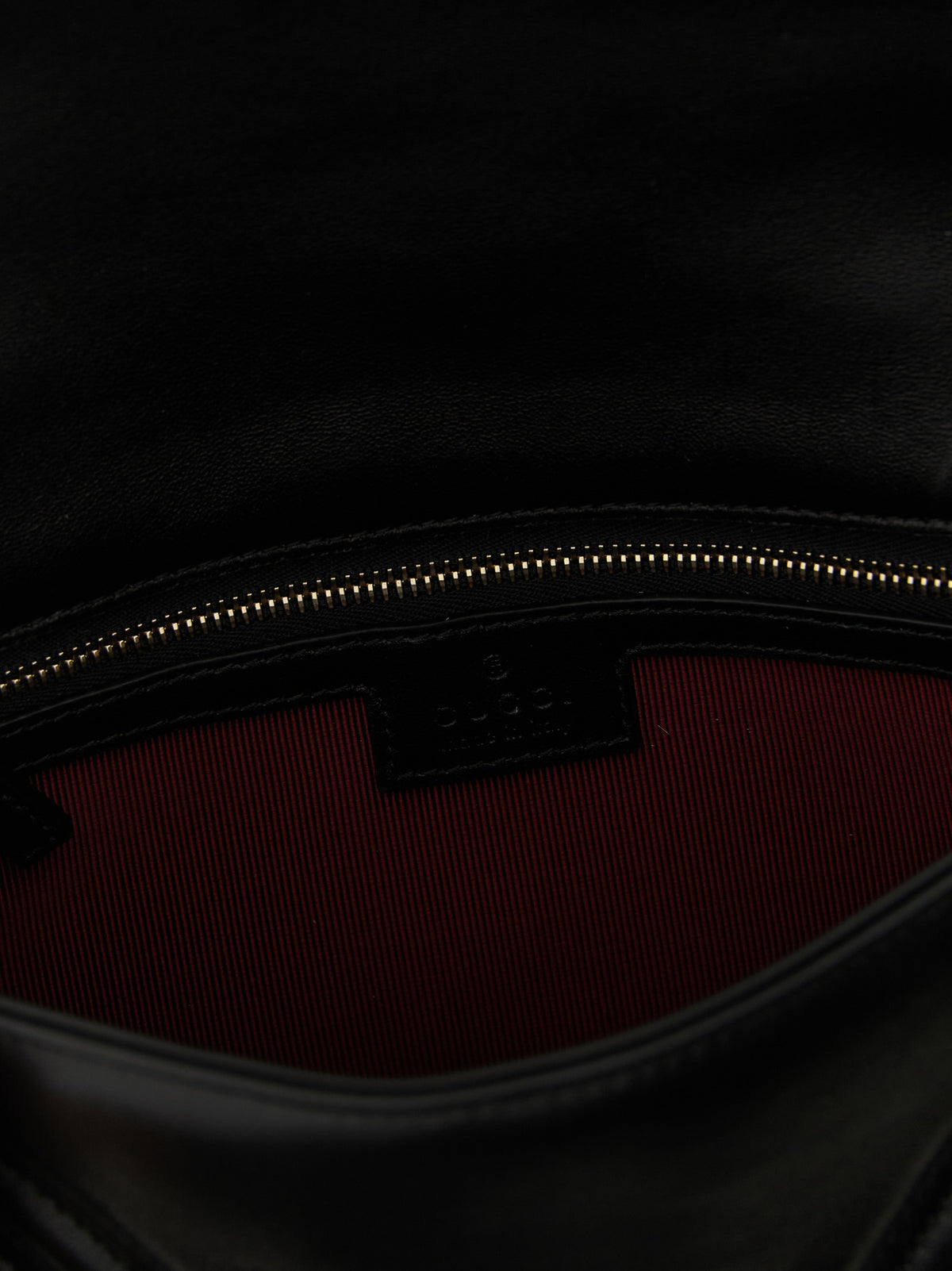 Gucci GG Marmont Black Lamb Leather Shoulder Bag