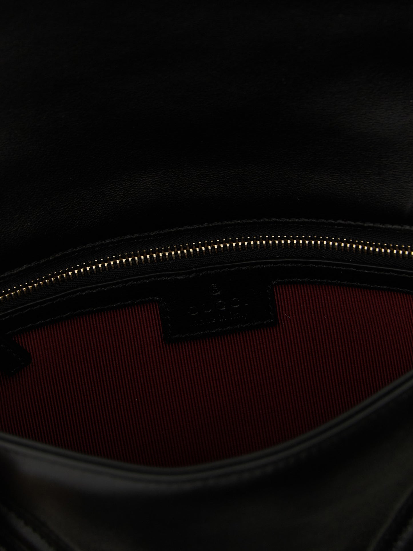 Gucci Black Lamb Leather Shoulder Bag