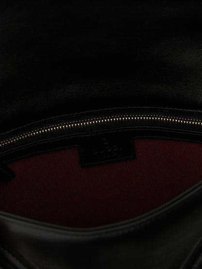 Gucci Black Lamb Leather Shoulder Bag