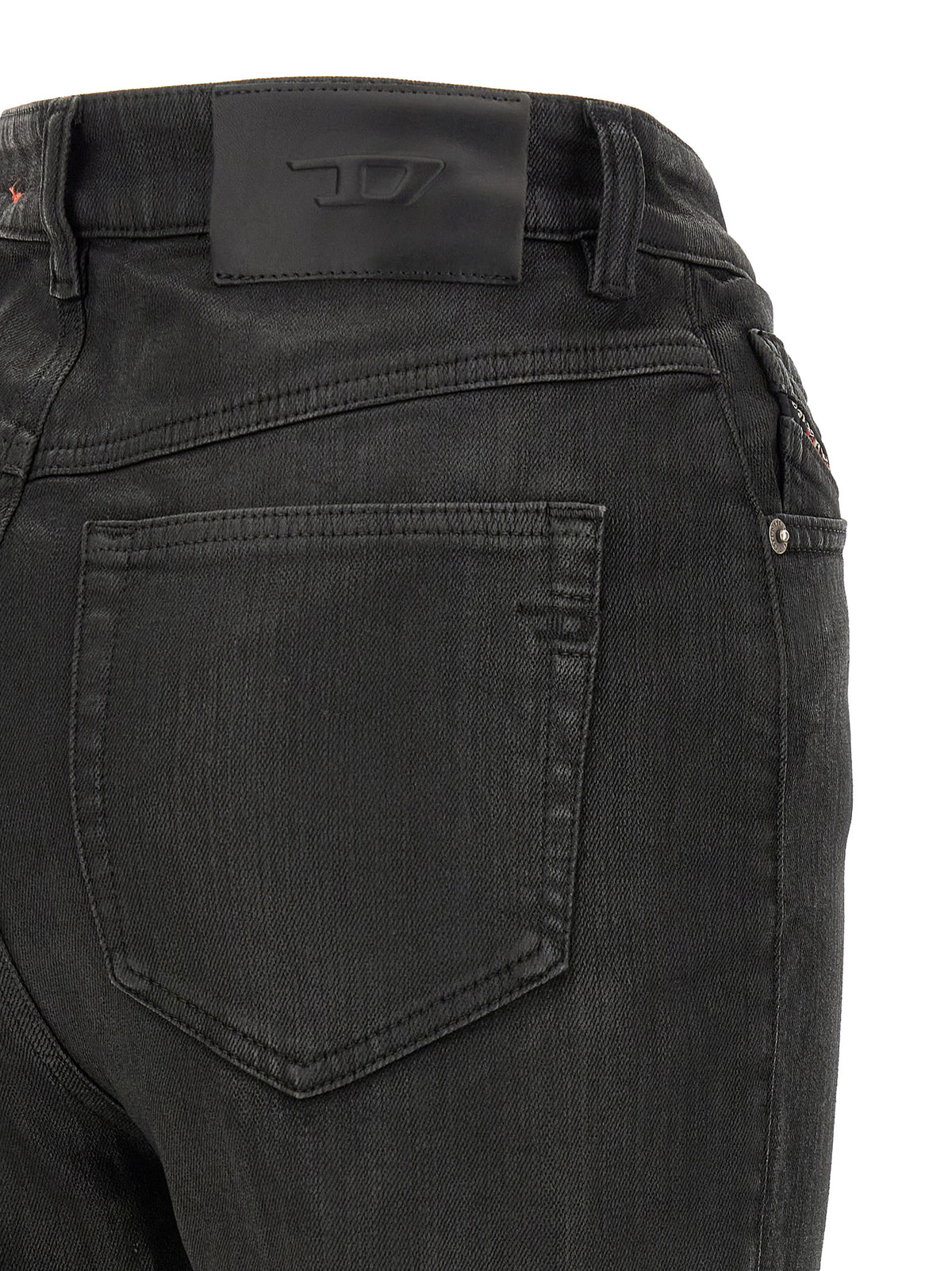 Diesel 1973 D-Partt Black Cotton Slim Fit Jeans