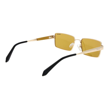 Polaroid Gold Metal Sunglasses