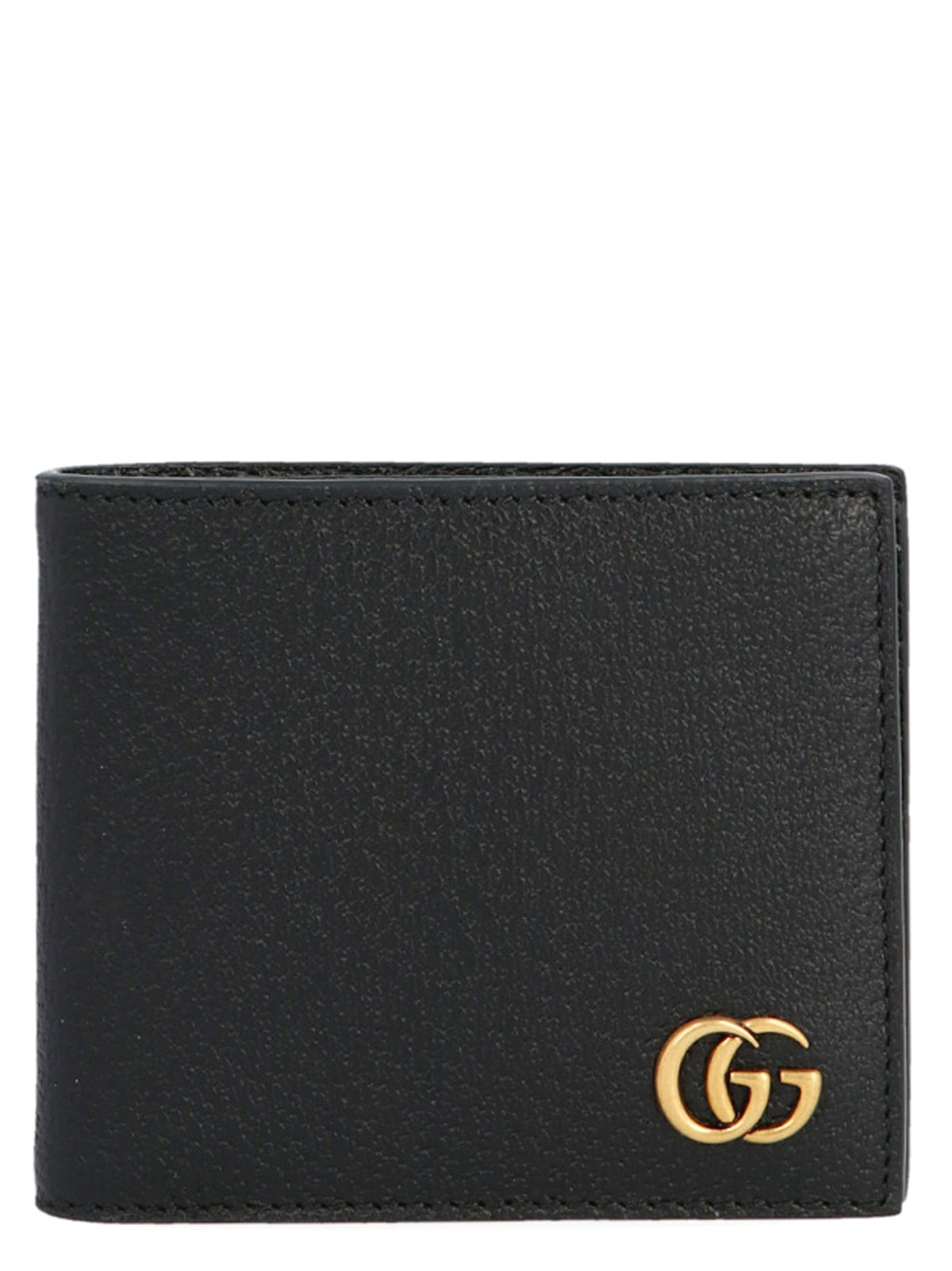 Gucci Black Calfskin GG Marmont Wallet