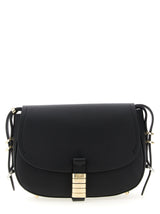 PINKO Saddle Mini Black Calfskin Crossbody Bag