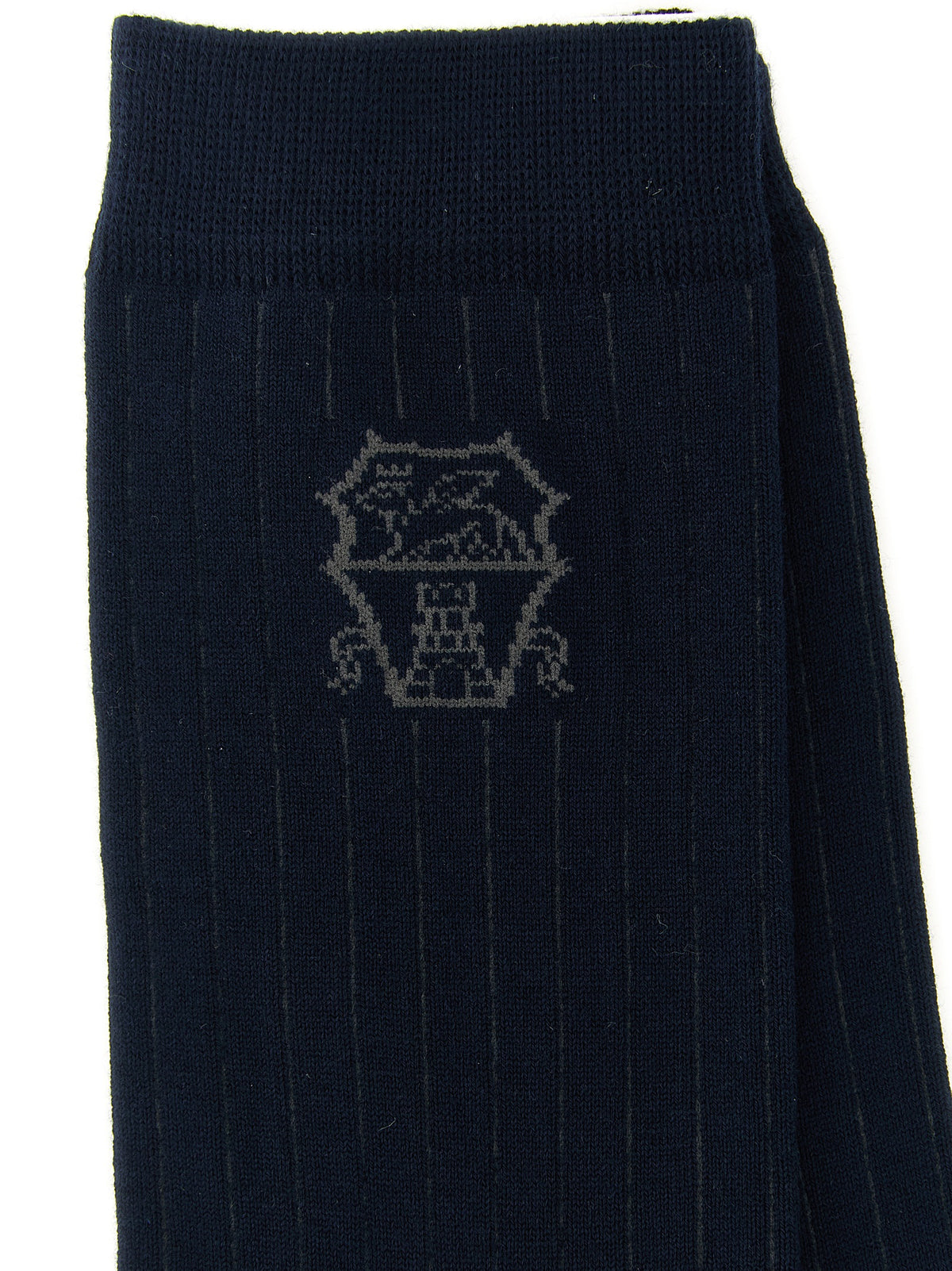 Brunello Cucinelli Blue Cotton Socks - Elegant Italian Design