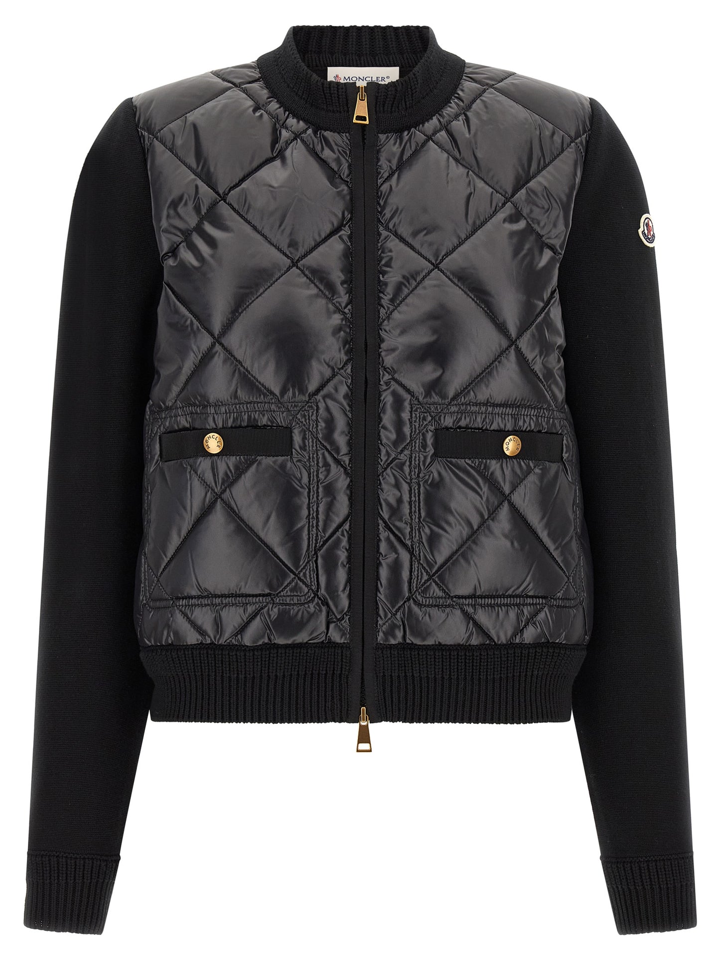 Moncler Black Polyamide Cardigan