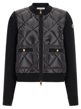 Moncler Black Polyamide Cardigan - Stylish and Functional