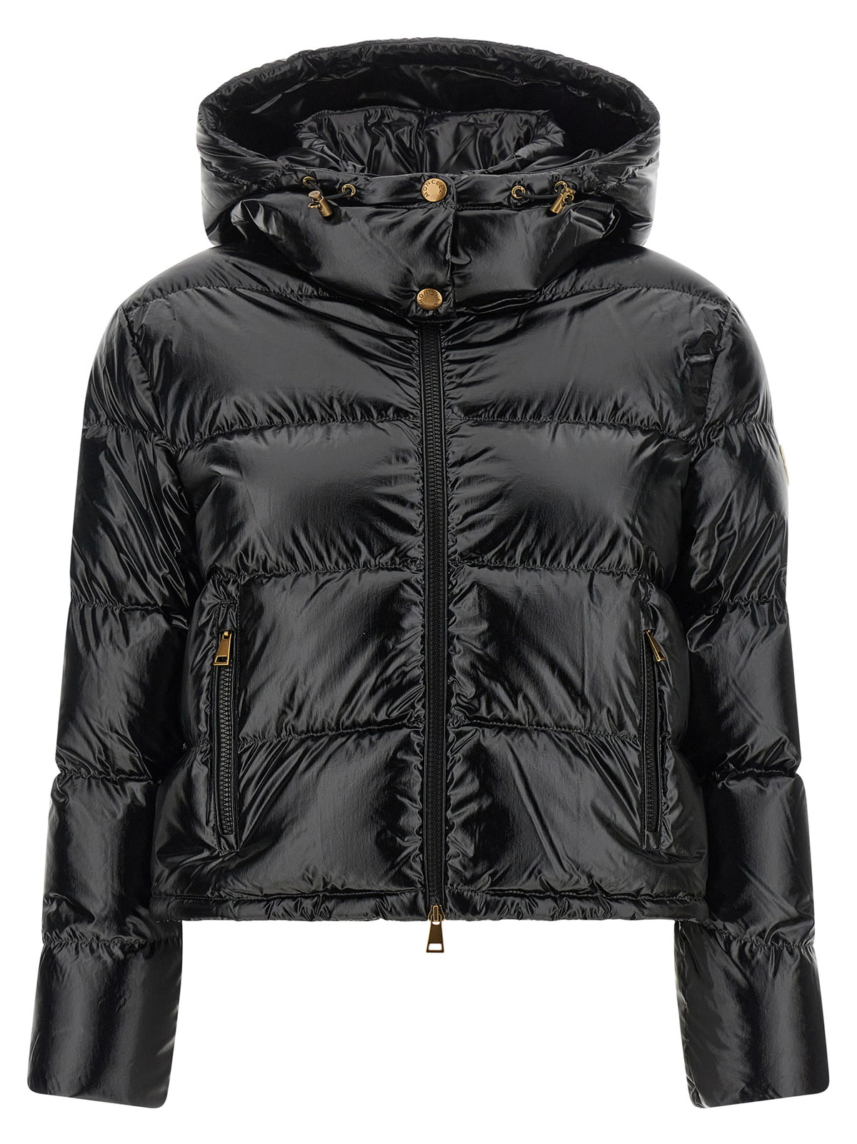 Moncler Niveole Black Polyamide Full-Length Jacket
