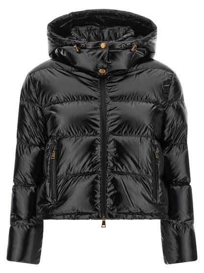 Moncler Black Polyamide Full-Length Jacket