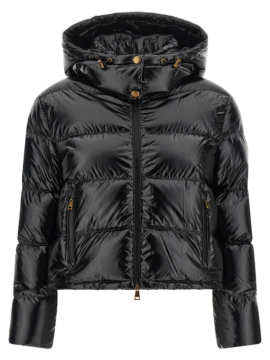 Moncler Black Polyamide Full-Length Jacket