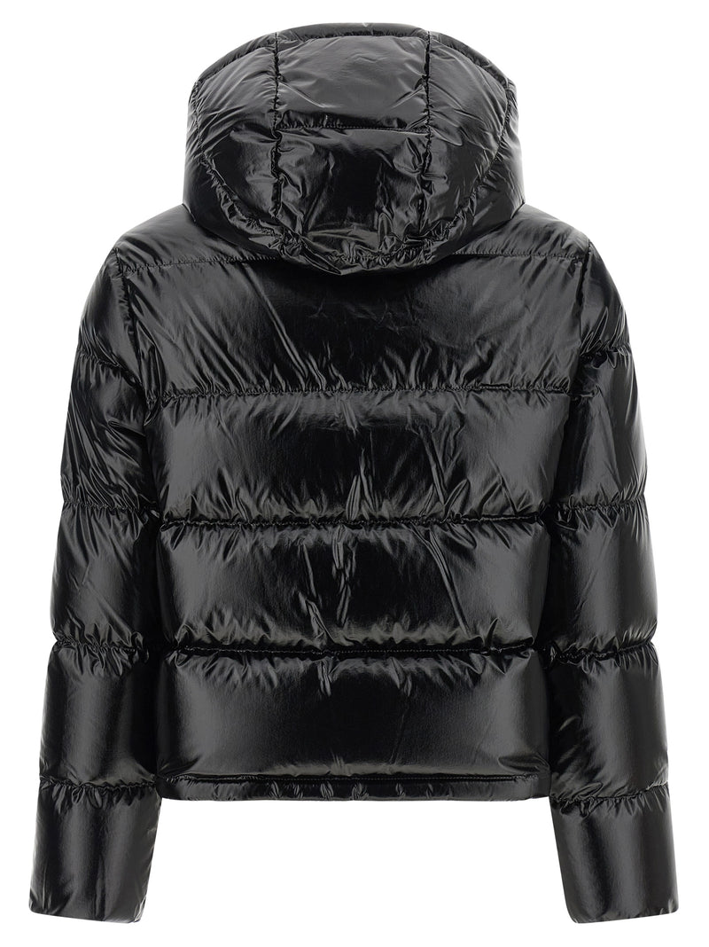 Moncler Black Polyamide Full-Length Jacket