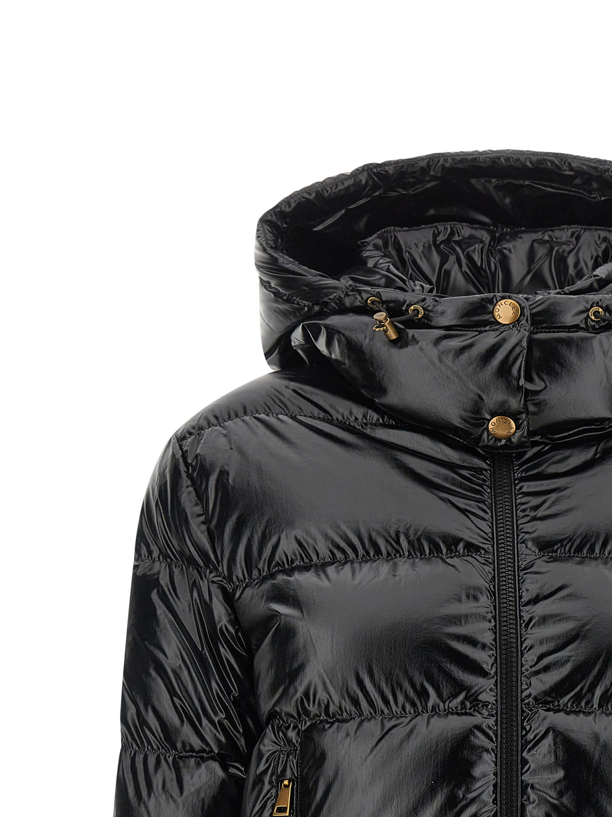 Moncler Niveole Black Polyamide Full-Length Jacket