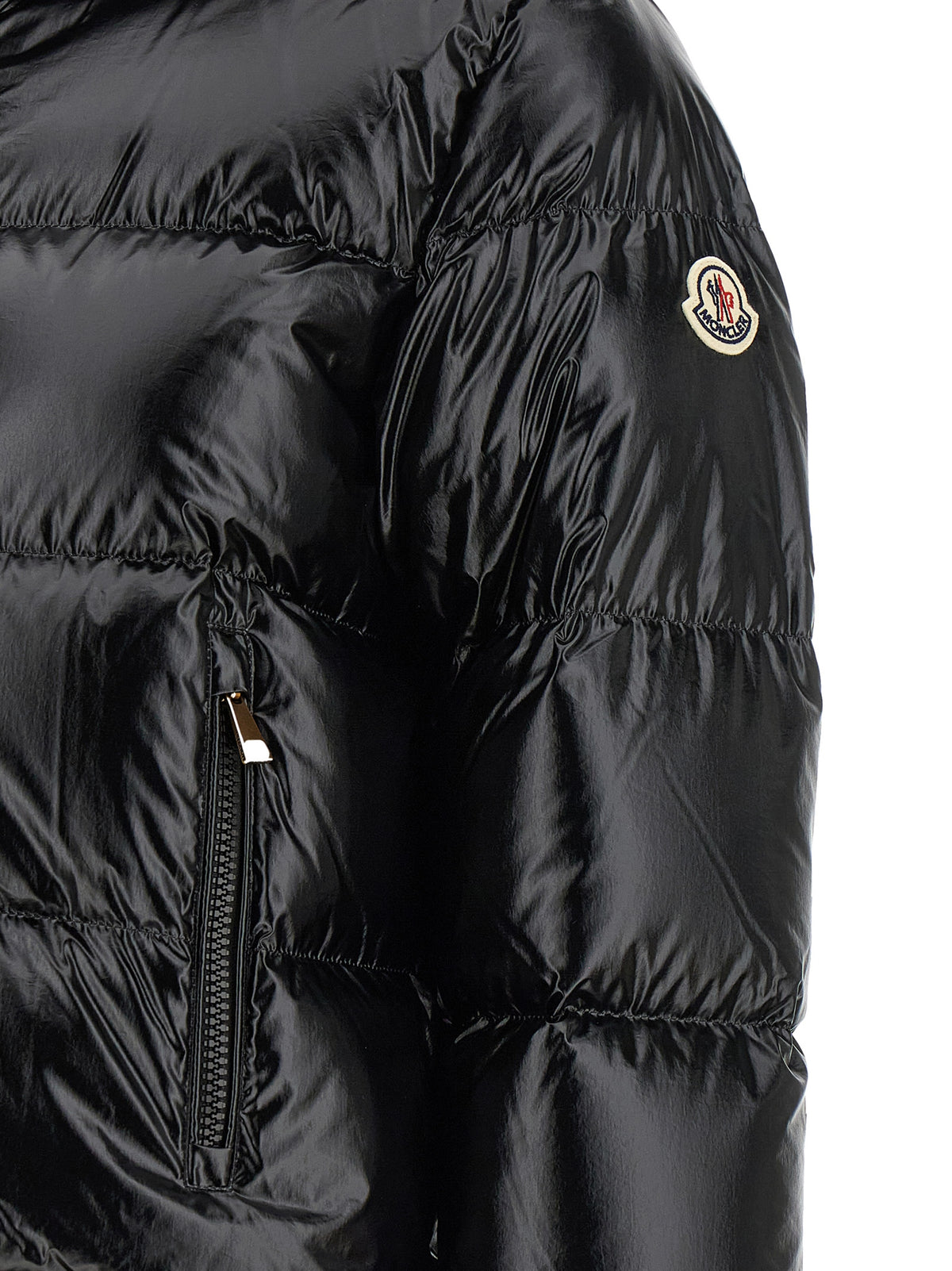 Moncler Niveole Black Polyamide Full-Length Jacket