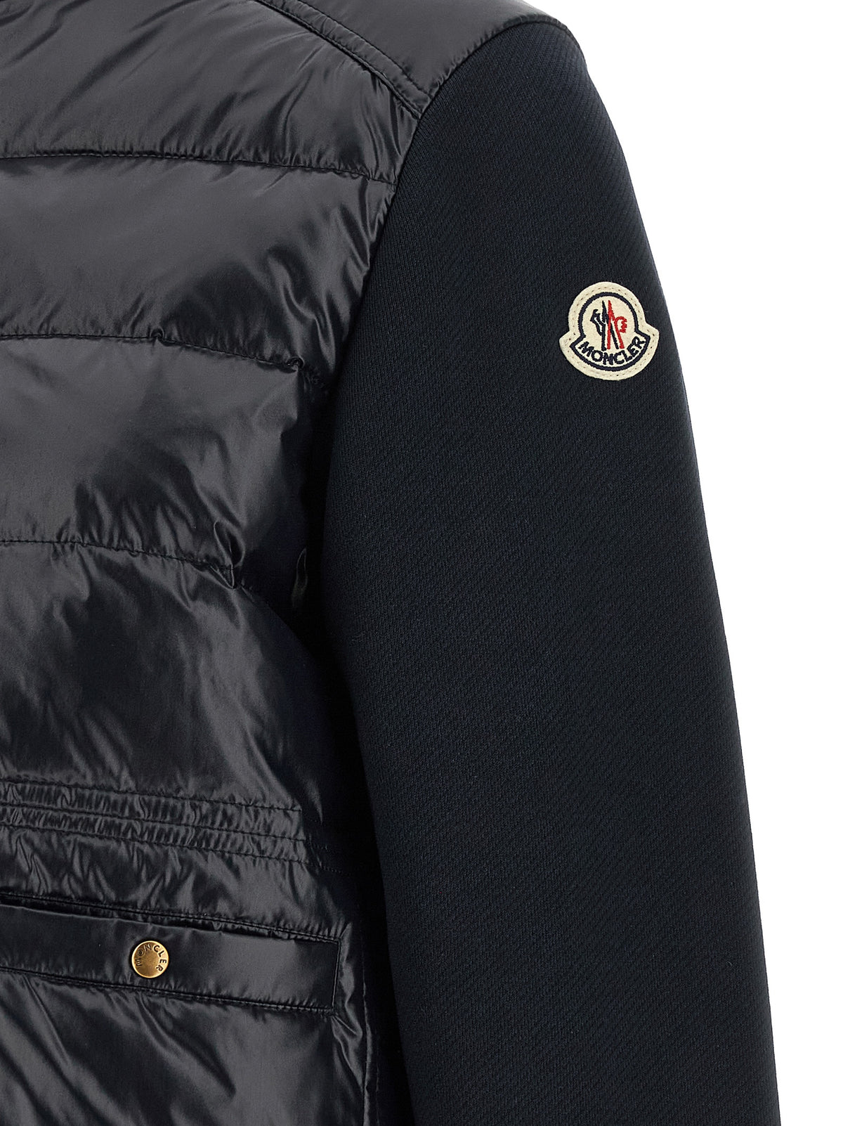 Moncler Blue Polyamide Cardigan - Stylish Urban Outerwear