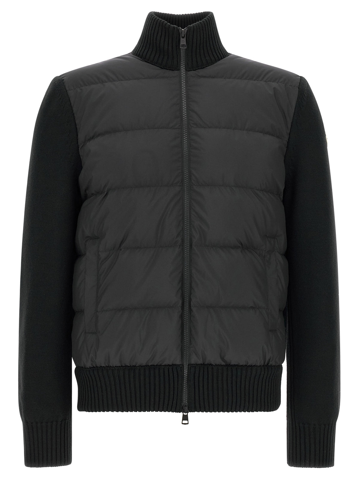 Moncler Black Polyester Cardigan for Men