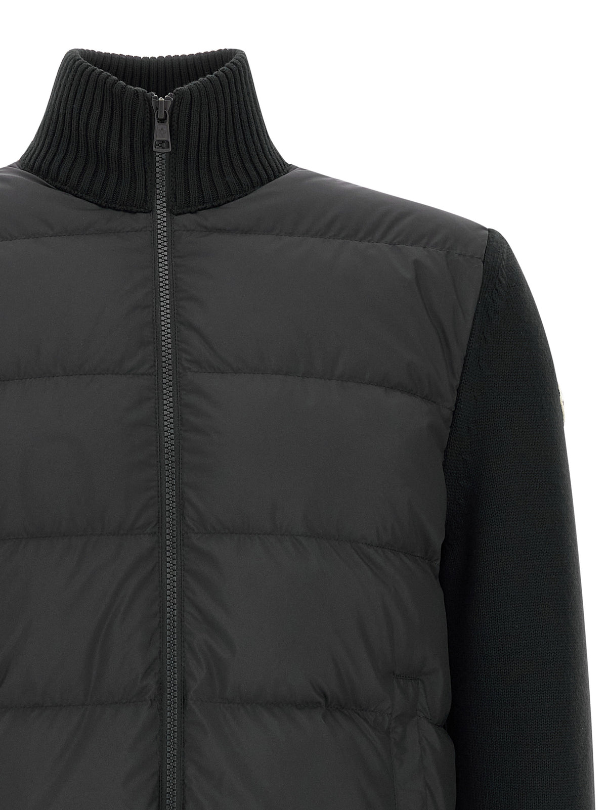 Moncler Black Polyester Cardigan for Men