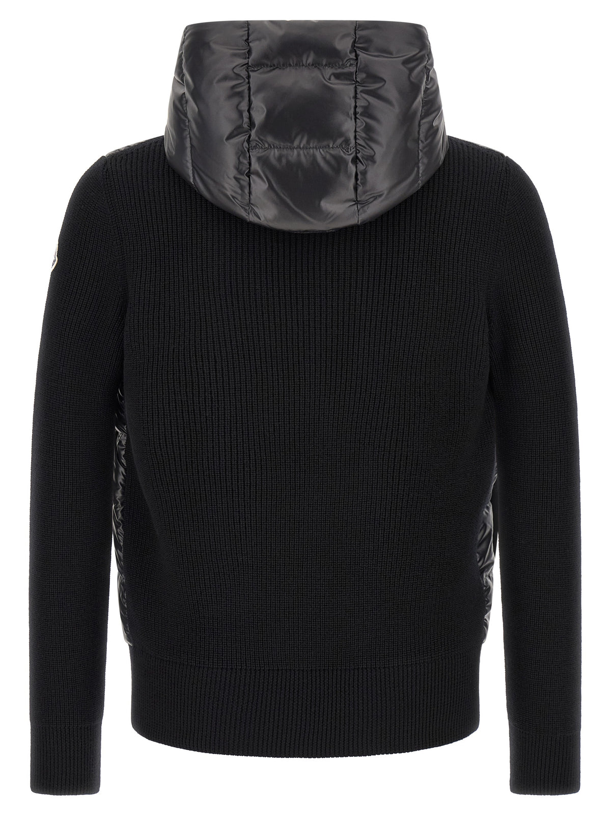 Moncler Black Polyester Cardigan - Stylish and Functional