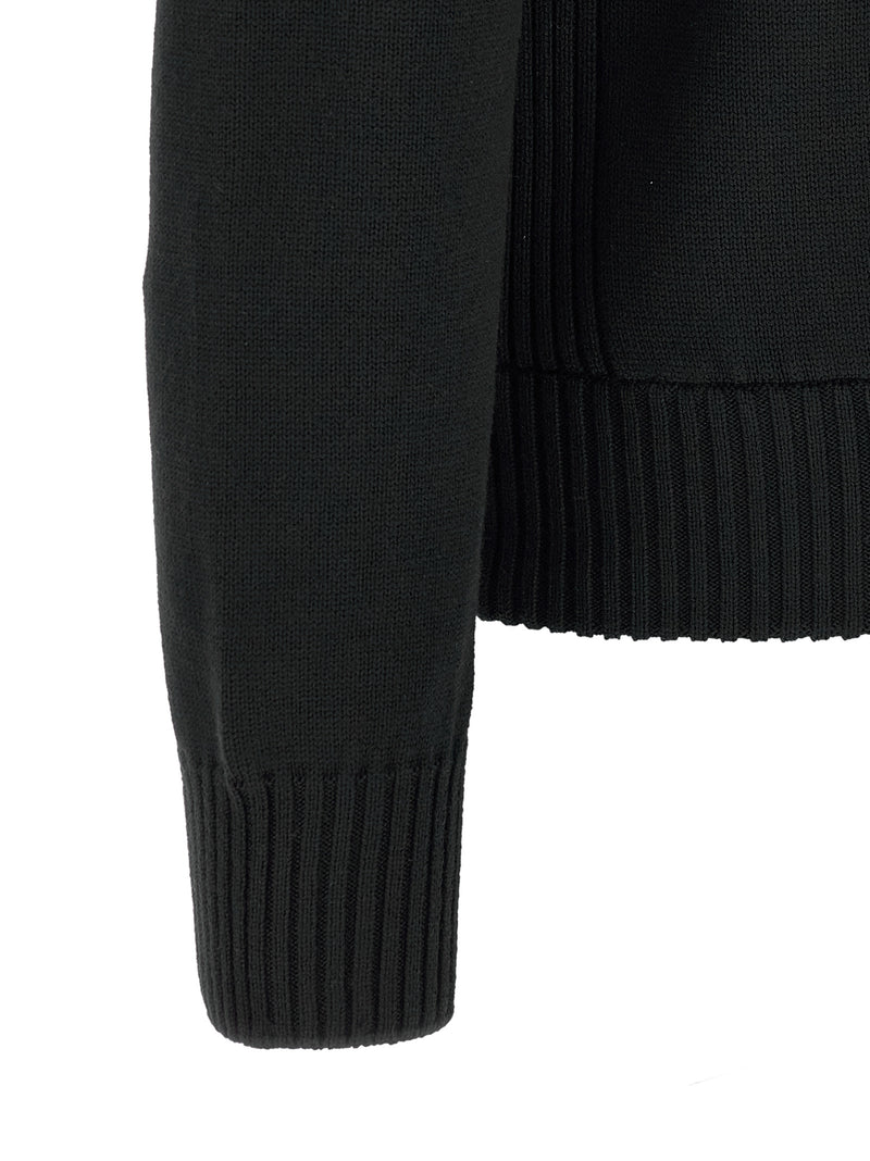 Moncler Black Polyester Cardigan