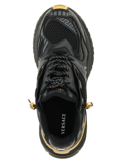 Versace Multicolor Calfskin Athletic Sneakers