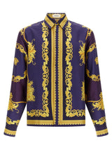 Versace Multicolor Silk Blouse - New Barocco Print