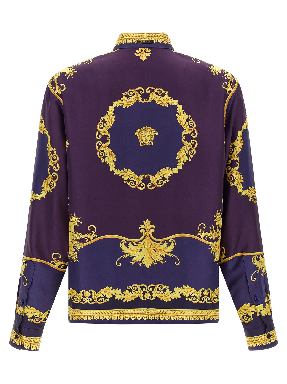 Versace Multicolor Silk Blouse - New Barocco Print
