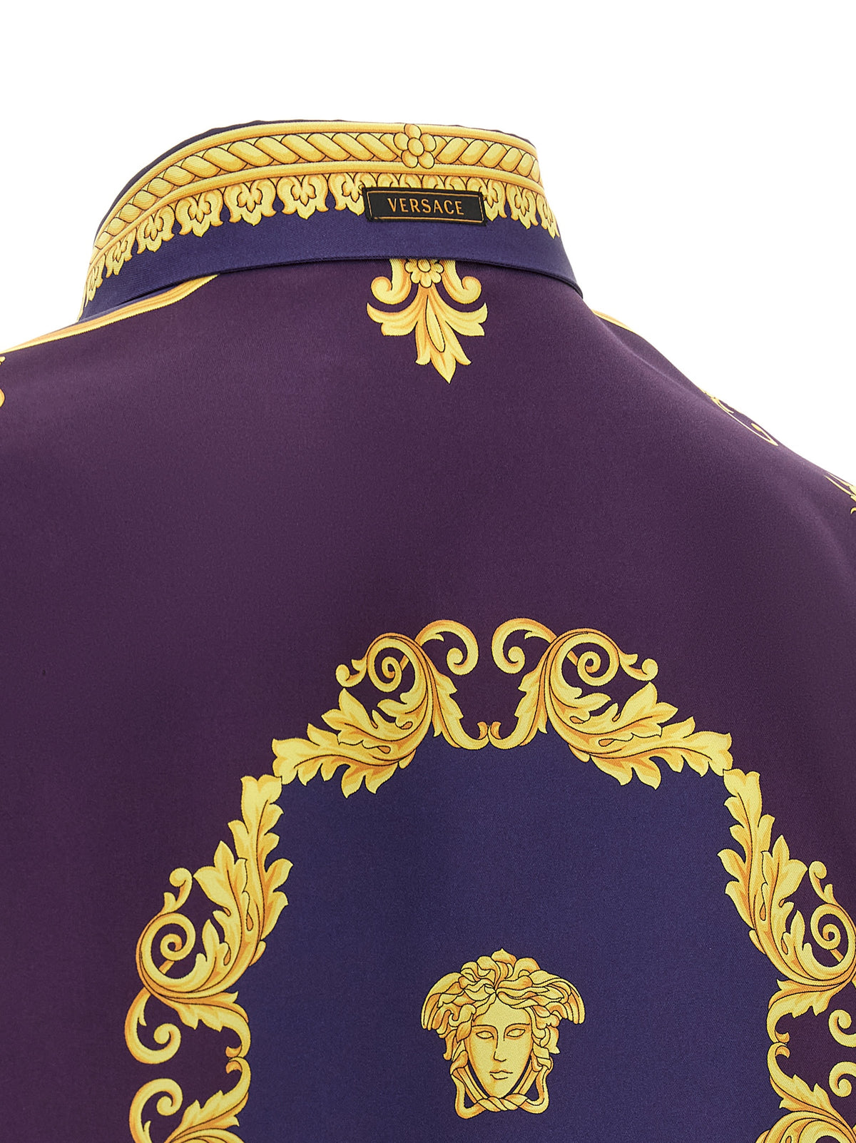 Versace Multicolor Silk Blouse - New Barocco Print