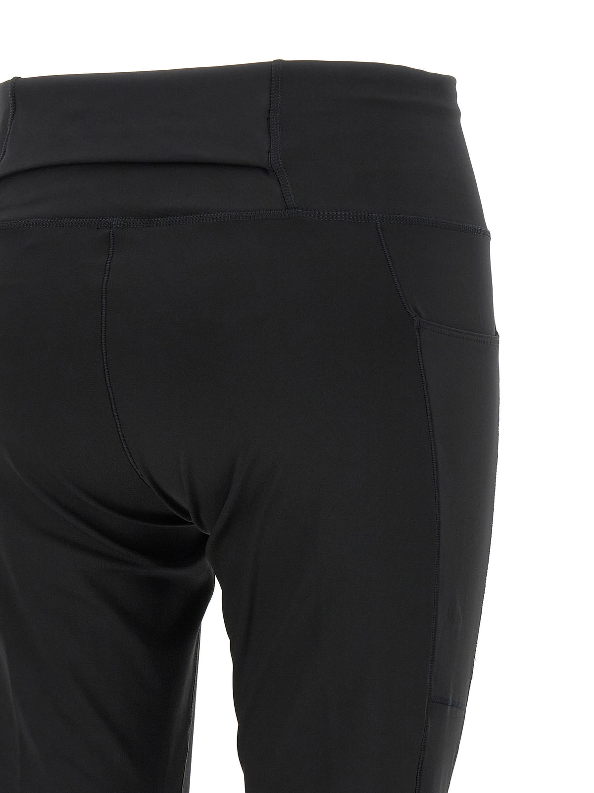 Y-3 Black Recycled Polyester Leggings for Women