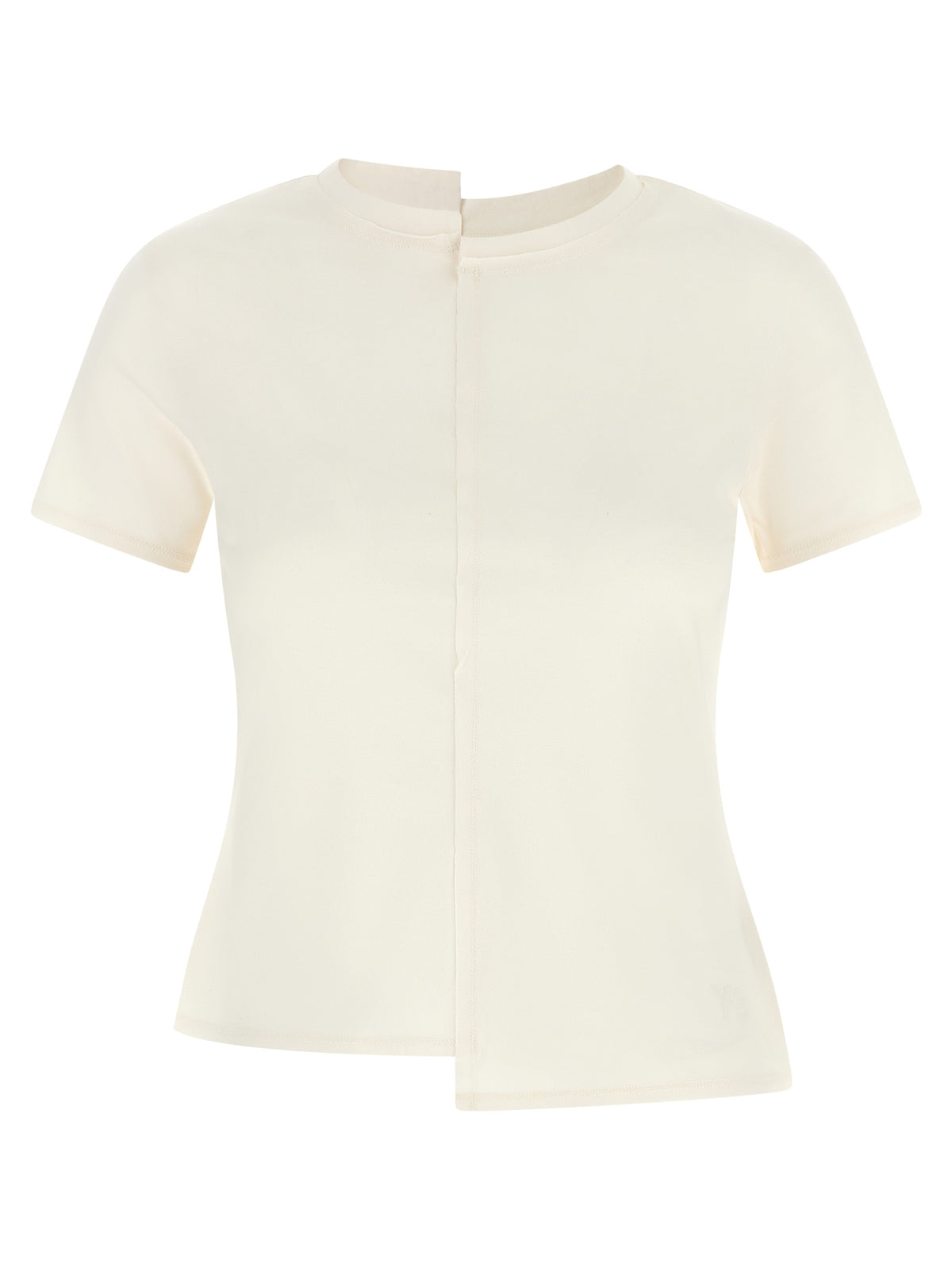 Y-3 White Cotton Sportswear T-Shirt for Women