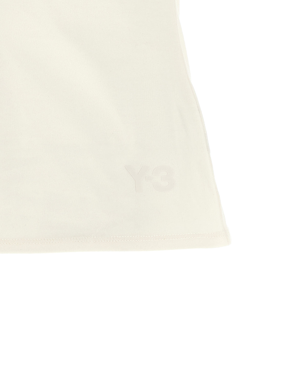 Y-3 White Cotton Sportswear T-Shirt for Women