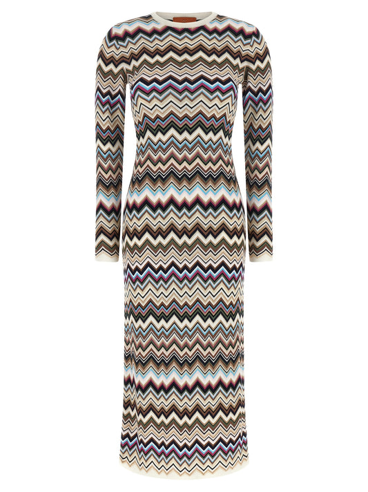 Missoni Multicolor Viscose Midi Dress