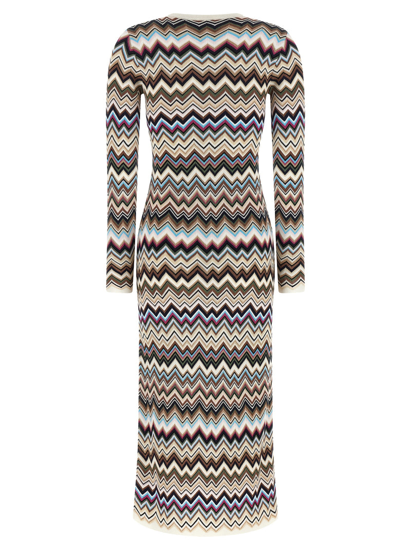 Missoni Multicolor Viscose Midi Dress