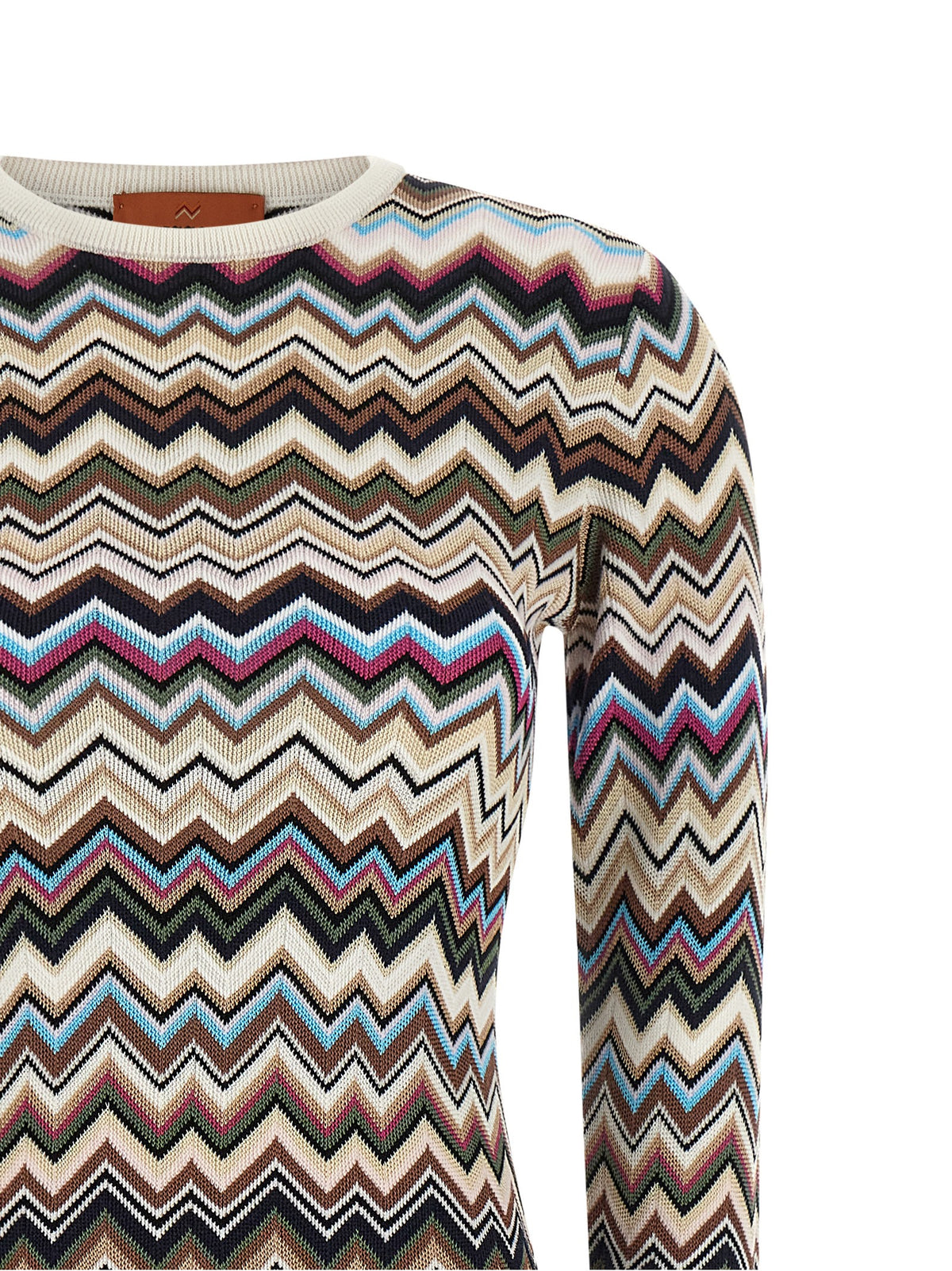 Missoni Multicolor Viscose Midi Dress - Iconic Italian Elegance