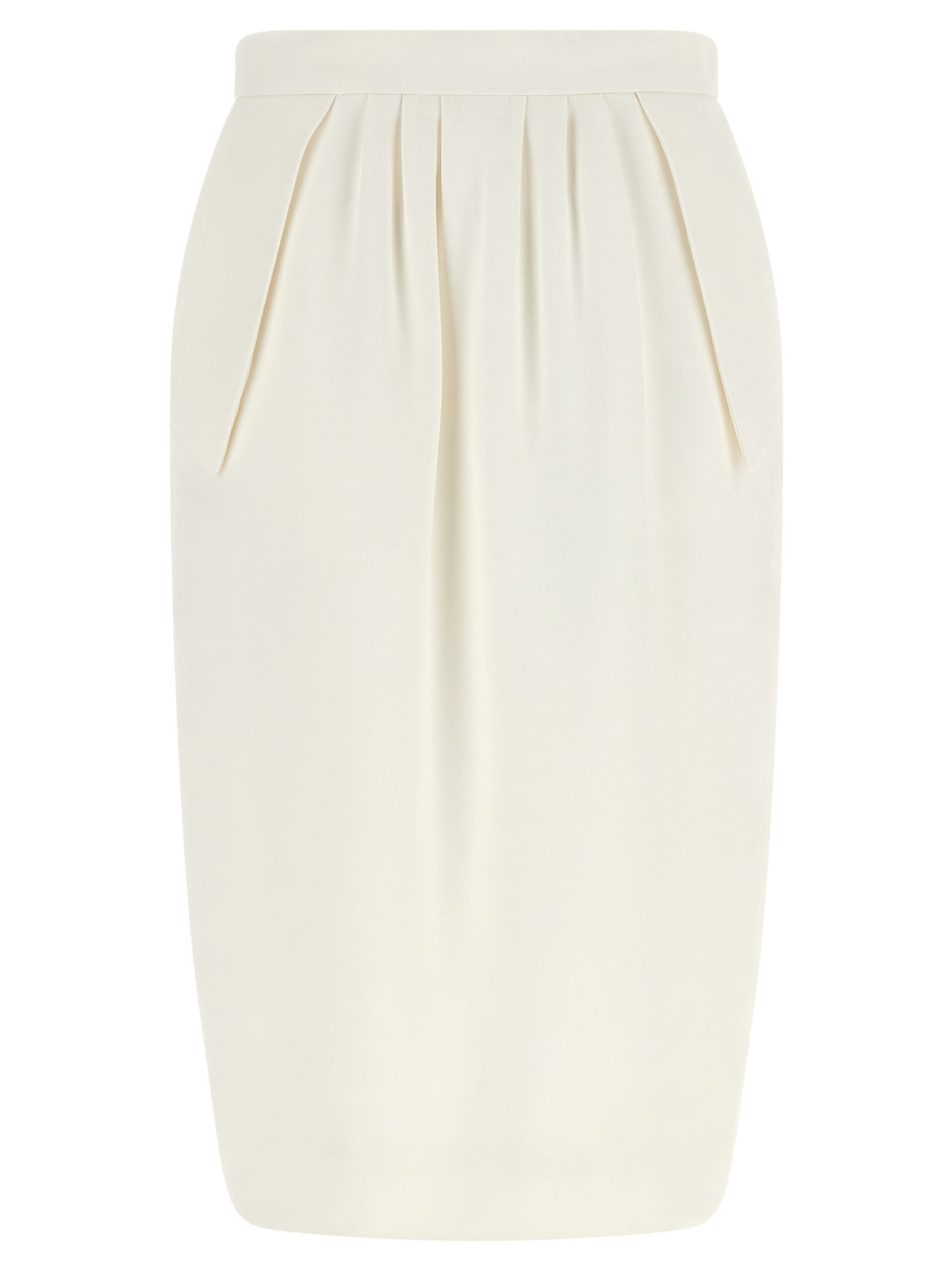Stella McCartney White Polyester Midi Skirt for Women