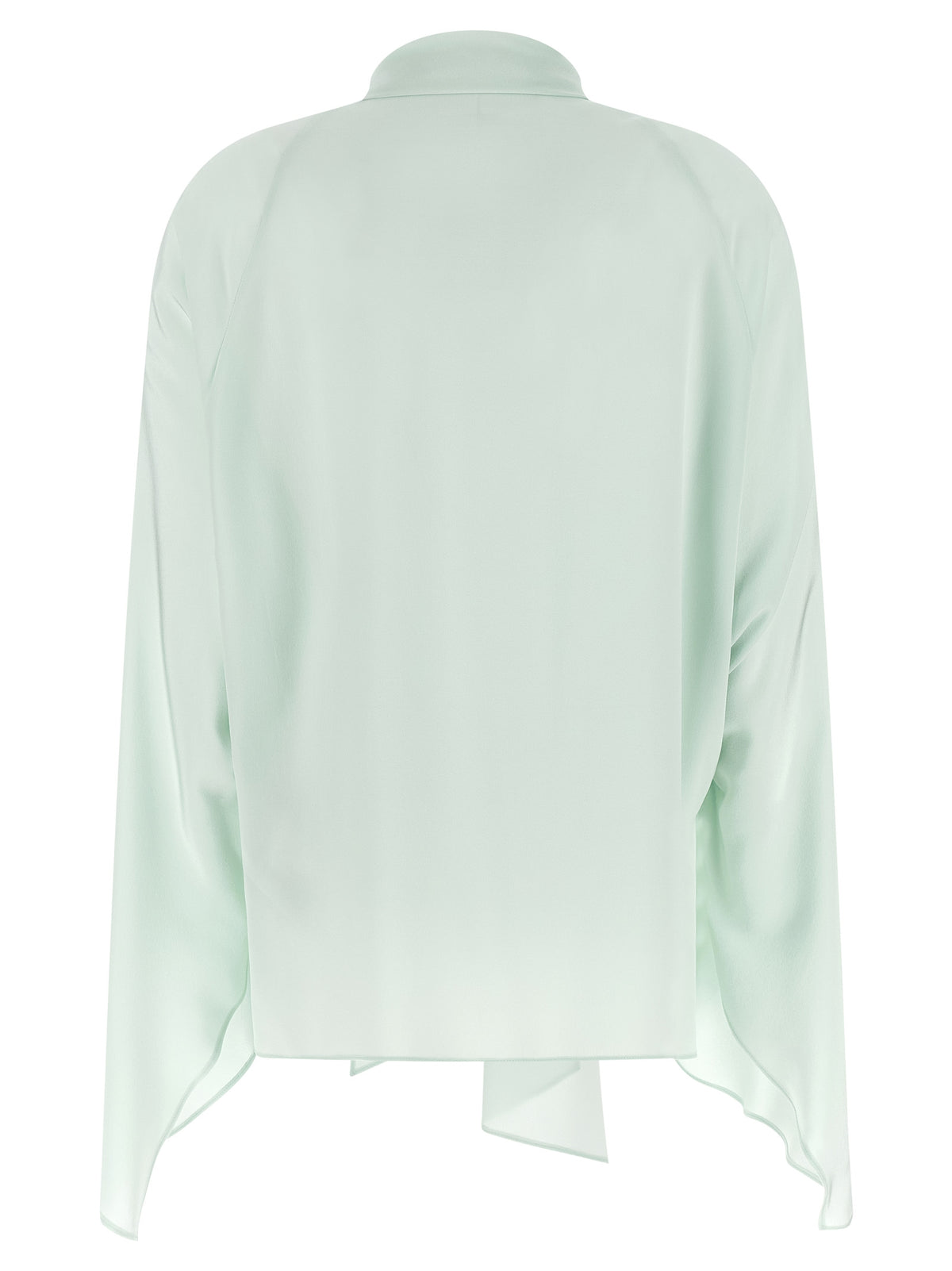 Stella McCartney Bicolor Silk Blouse - Mint Green