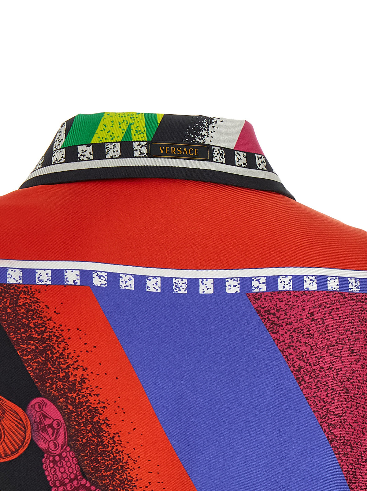 Versace Multicolor Silk Blouse - Formula 6 Print